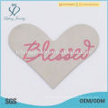 Fashionable new stainless steel enamel pink Blessed heart memory pendants plates jewelry